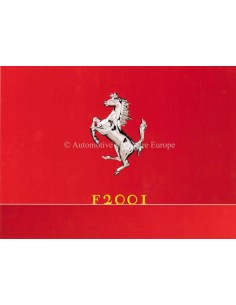 1995 FERRARI 412 T2 BROCHURE ITALIAN 938/95