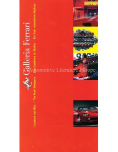 2001 FERRARI GALLERIA BROCHURE 1707/01