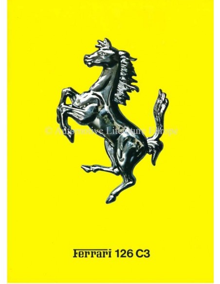 1984 FERRARI 126 C4 PROSPEKT 204/84
