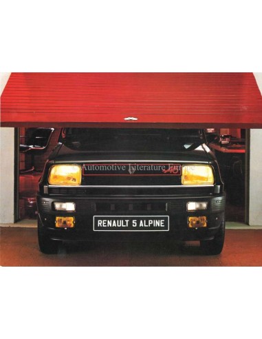 1976 RENAULT 5 ALPINE PROSPEKT NIEDERLÄNDISCH
