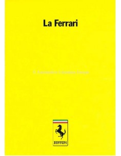 1986 FERRARI LA FERRARI PROSPEKT 385/85