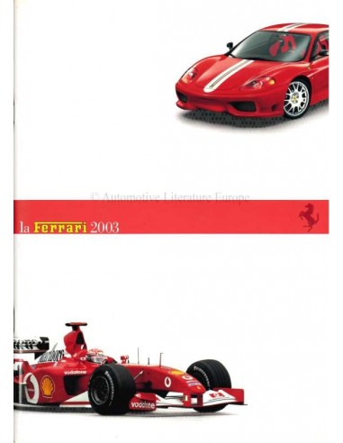 2003 LA FERRARI BROCHURE BROCHURE