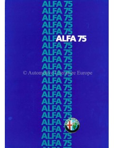 1985 ALFA ROMEO 75 BROCHURE ITALIAN