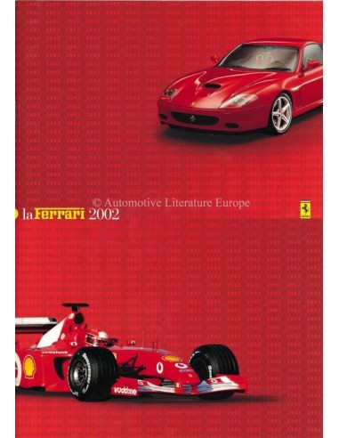 2002 FERRARI LA FERRARI PROSPEKT ITALIENISCH / ENGLISH