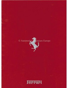 1990 FERRARI PROGRAMMA BROCHURE ITALIAANS