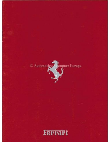 1990 FERRARI RANGE BROCHURE ITALIAN