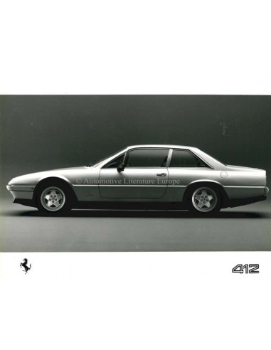 1985 FERRARI 412 PRESSEBILD
