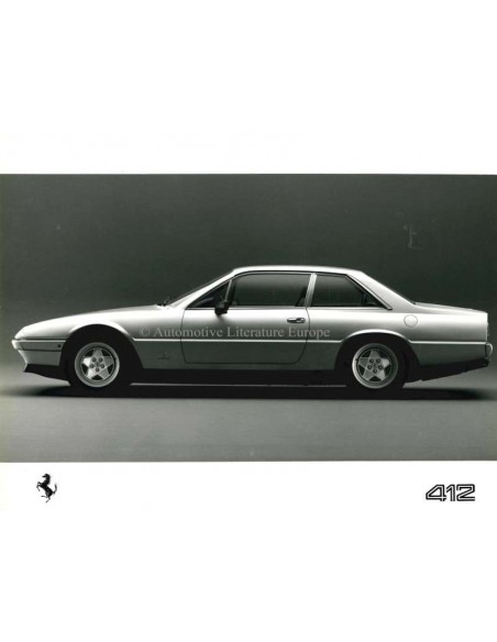 1985 FERRARI 412 PRESSEBILD