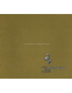 1987 FERRARI MONDIAL 3.2 BROCHURE 402/85