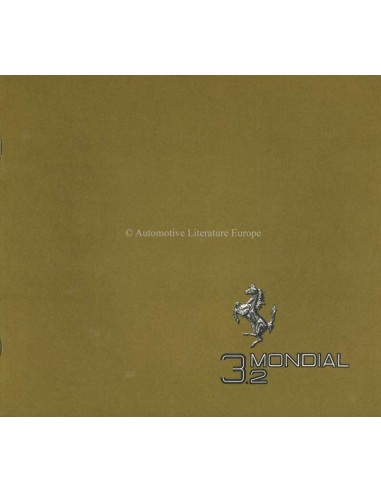 1987 FERRARI MONDIAL 3.2 BROCHURE 402/85