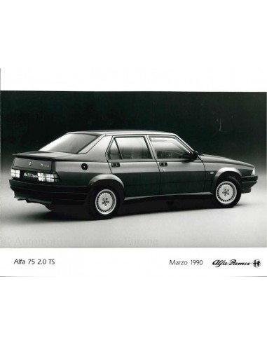 1990 ALFA ROMEO 75 2.0 TS PRESS PHOTO
