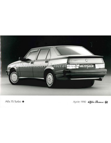 1990 ALFA ROMEO 75 TURBO QV PRESSE BILD