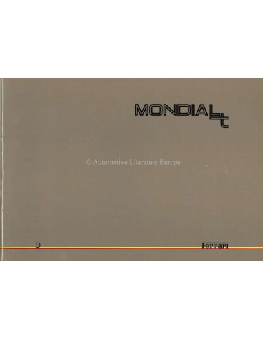 1989 FERRARI MONDIAL T PRESSKIT GERMAN 545/89