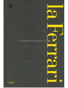 2000 FERRARI LA FERRARI PROSPEKT ITALIENISCH / ENGLISCH