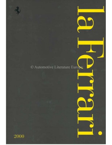 2000 FERRARI LA FERRARI BROCHURE ITALIAN / ENGLISH