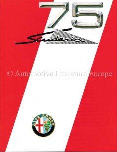 1990 ALFA ROMEO 75 SCUDÉRIA PROSPEKT FRANZÖSISCH