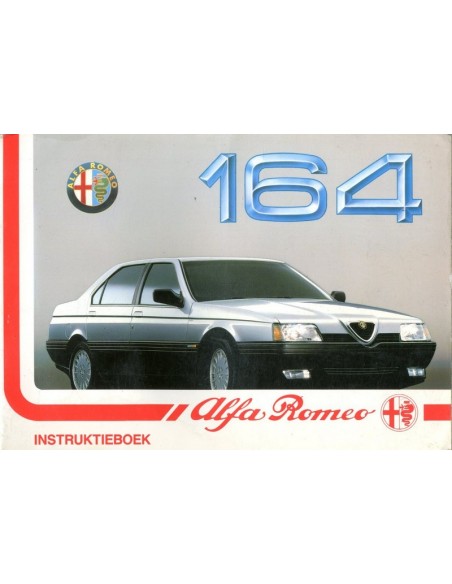 1990 ALFA ROMEO 164 INSTRUCTIEBOEKJE NEDERLANDS