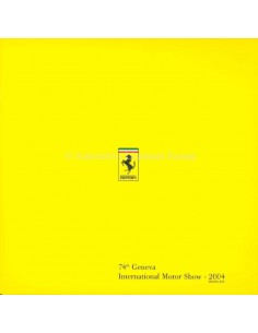 2004 FERRARI GENEVA MOTOR SHOW PRESSEKIT