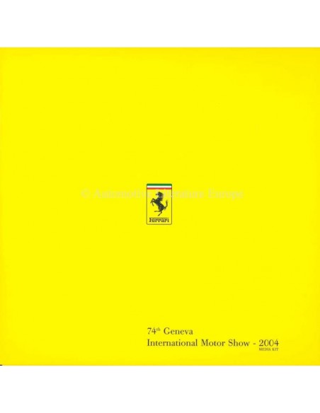 2004 FERRARI GENEVA MOTOR SHOW PERSMAP