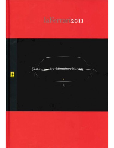 2011 FERRARI LA FERRARI HARDCOVER PROSPEKT ITALIENISCH / ENGLISCH