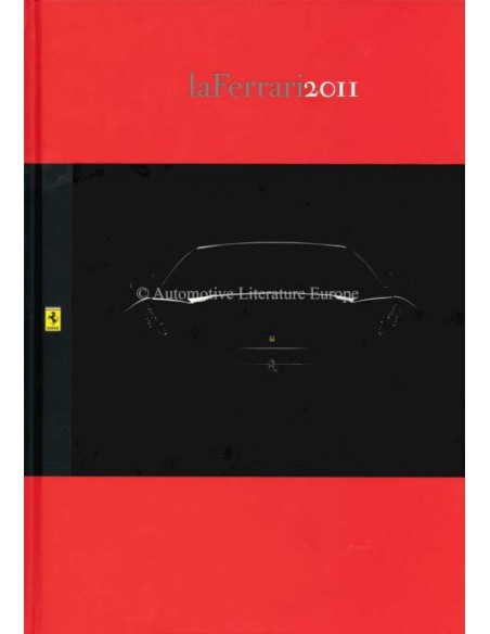 2011 FERRARI LA FERRARI HARDCOVER BROCHURE ITALIAANS / ENGELS