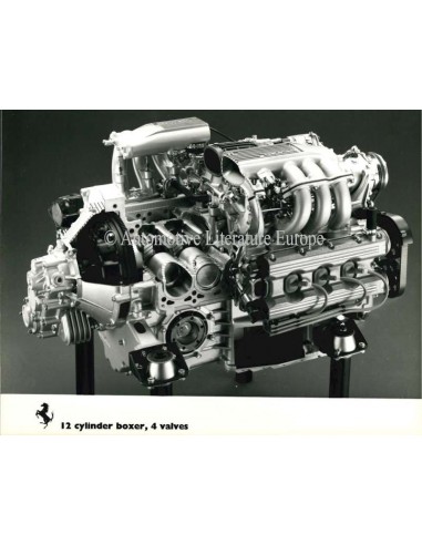 1983 FERRARI 12 ZYLINDERBOXER 4 VENTILE PRESSEBILD