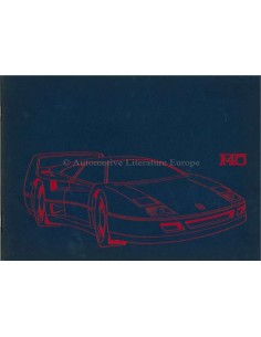 1987 FERRARI F40 PERSMAP DUITS 478/87