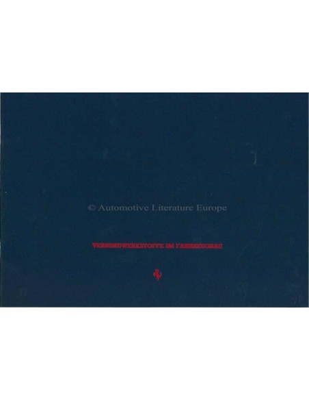 1987 FERRARI F40 PRESSKIT GERMAN 478/87