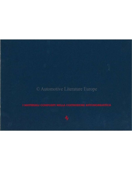 1987 FERRARI F40 PERSMAP ITALIAANS 475/87