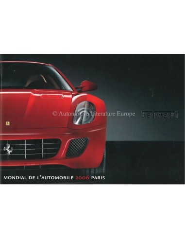 2006 FERRARI MONDIAL DE L'AUTOMOBILE PARIS PROSPEKT FRANZÖSISCH / ENGLISCH