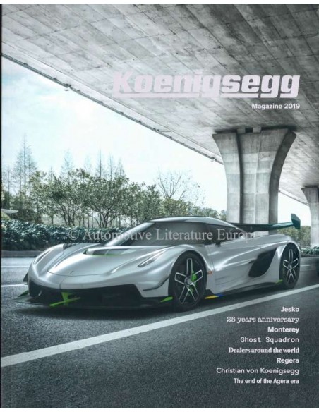 2019 KOENIGSEGG MAGAZIN ENGLISCH