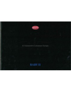 2017 BUGATTI BABY II BROCHURE ENGELS
