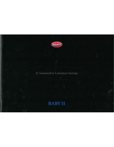 2017 BUGATTI BABY II BROCHURE ENGELS