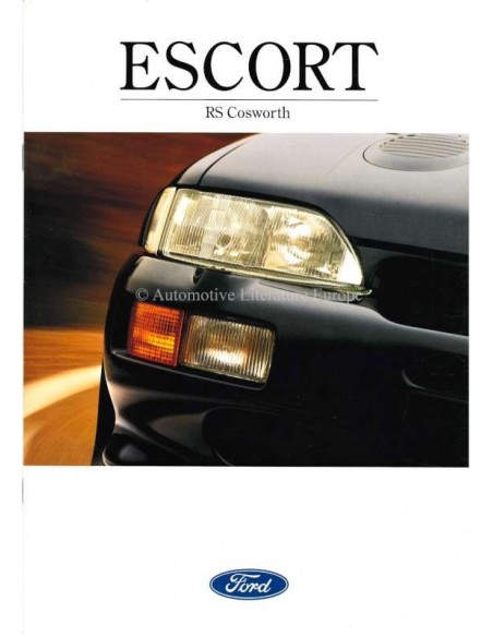 1994 FORD ESCORT RS COSWORTH BROCHURE FRANS