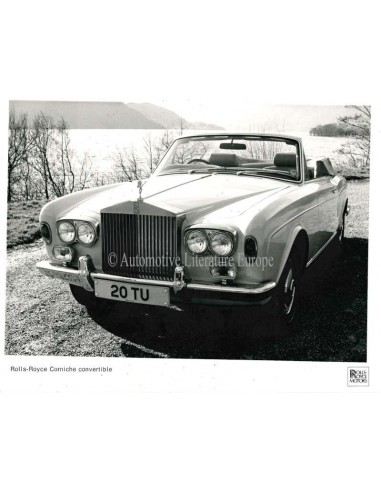 1976 ROLLS ROYCE CORNICHE CONVERTIBLE PRESSPHOTO