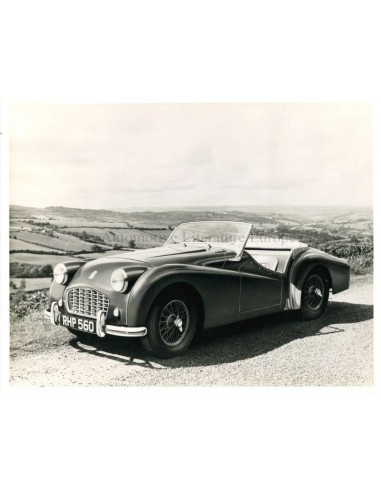1955 TRIUMPH TR3 CONVERTIBLE PRESS PHOTO