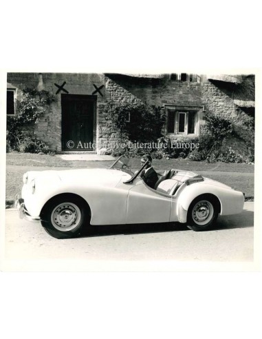 1955 TRIUMPH TR3 CONVERTIBLE PRESS PHOTO