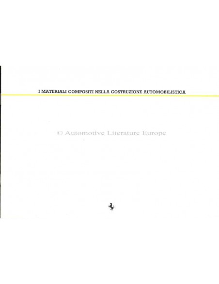 1987 FERRARI F40 PRESSEMAPPE ENGLISCH "LIMITIERT"