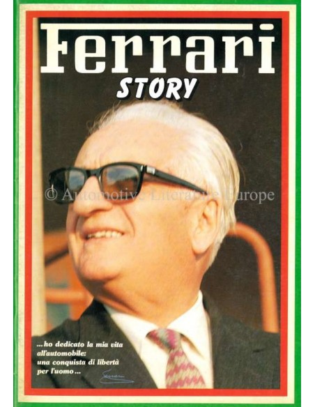 1988 FERRARI STORY ENZO FERRARI MAGAZINE 17 ENGLISH / ITALIAN