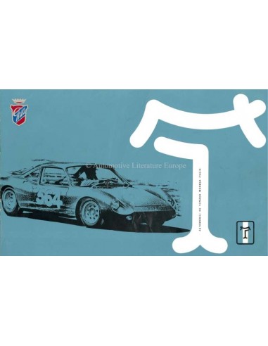 1965 DE TOMASO VALLELUNGA BROCHURE ITALIAANS