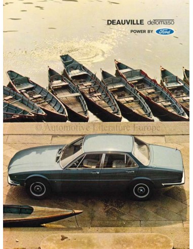 1971 DE TOMASO DEAUVILLE BROCHURE ITALIAN