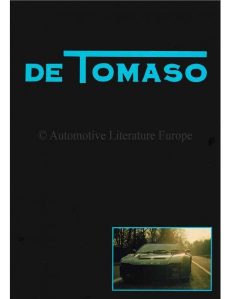 1980 DE TOMASO FRANCE-MONACO BROCHURE FRENCH