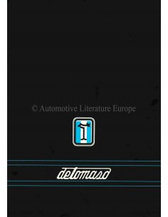 1982 DE TOMASO FRANKRIJK-MONACO BROCHURE FRANS