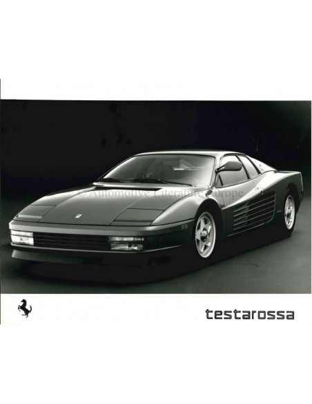 1984 FERRARI TESTAROSSA PRESSEMAPPE ENGLISCH 324/84