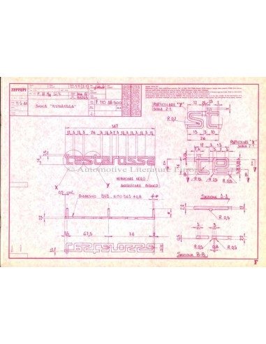 1984 FERRARI TESTAROSSA PRESSEMAPPE ENGLISCH 324/84