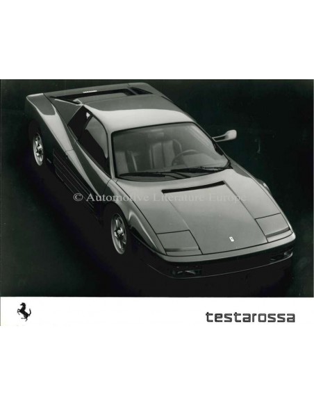 1984 FERRARI TESTAROSSA PERSMAP ITALIAANS 324/84