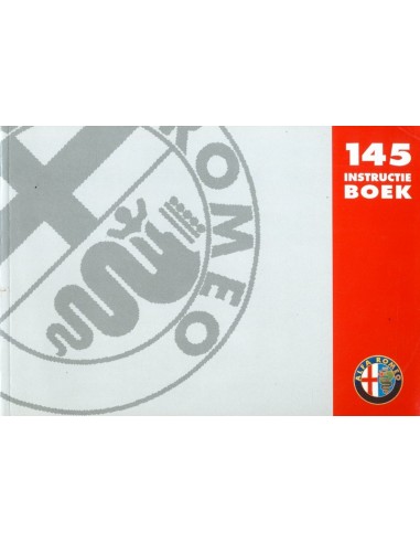 1997 ALFA ROMEO 145 INSTRUCTIEBOEKJE NEDERLANDS