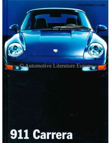 1995 PORSCHE 911 CARRERA HARDCOVER BROCHURE DUITS