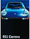 1995 PORSCHE 911 CARRERA HARDCOVER PROSPEKT DEUTSCH