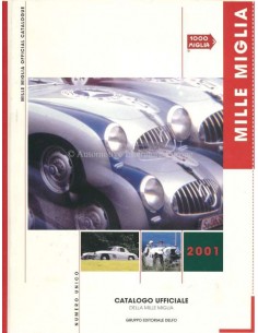 2001 MILLE MIGLIA HARDCOVER JAARBOEK ITALIAANS